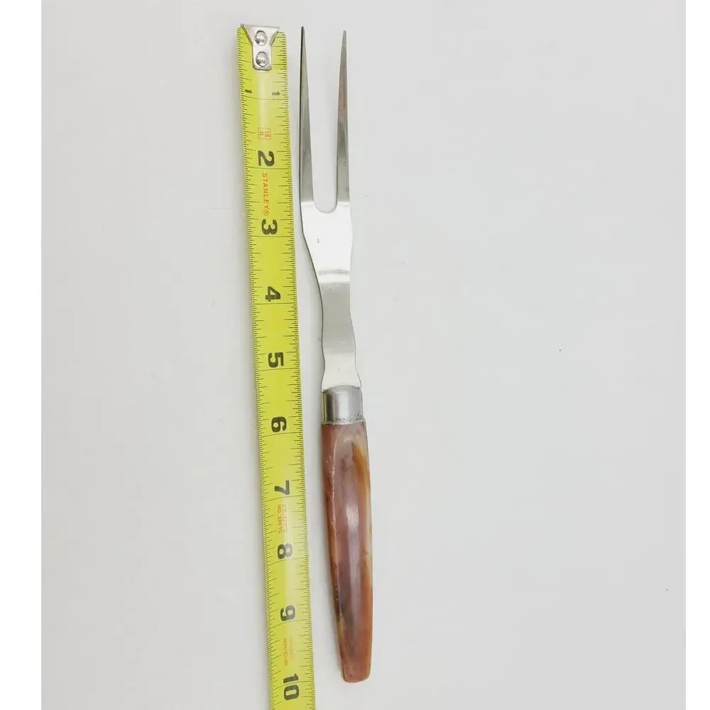 Vintage Stainless Steel Meat Fork 10